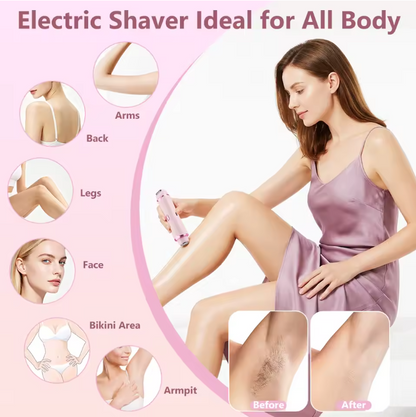 2-in-1 Painless Bikini Hair Trimmer