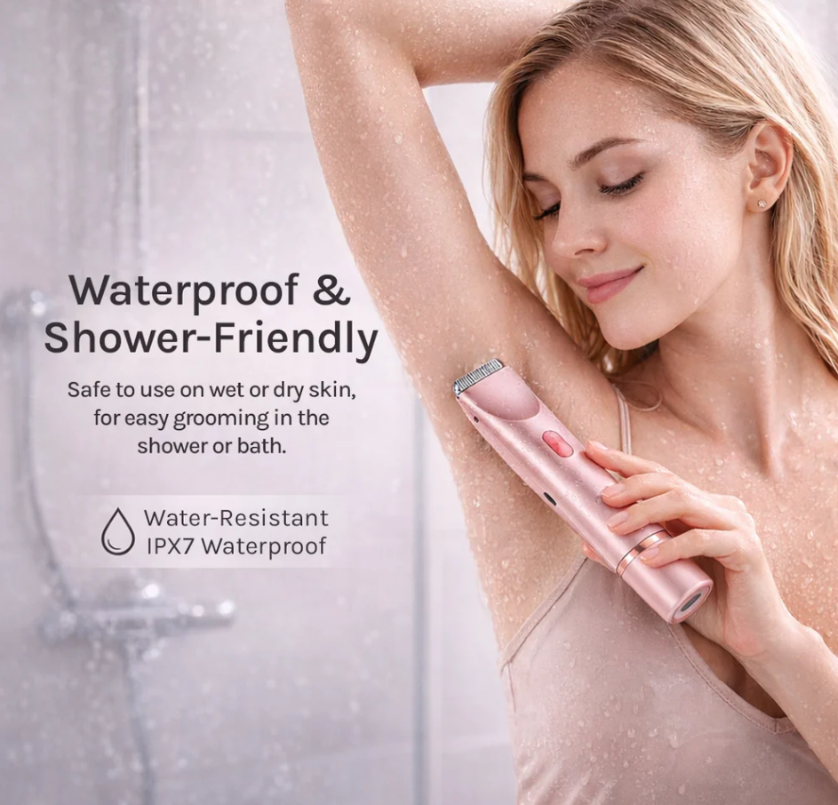 2-in-1 Painless Bikini Hair Trimmer
