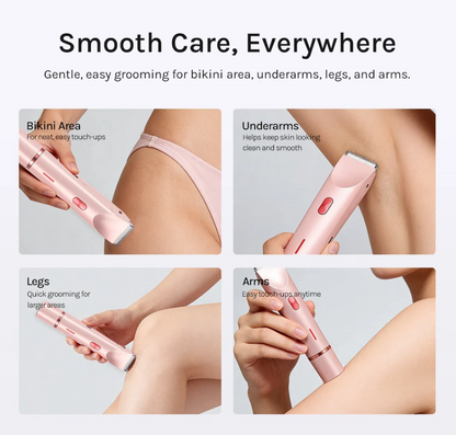 2-in-1 Painless Bikini Hair Trimmer